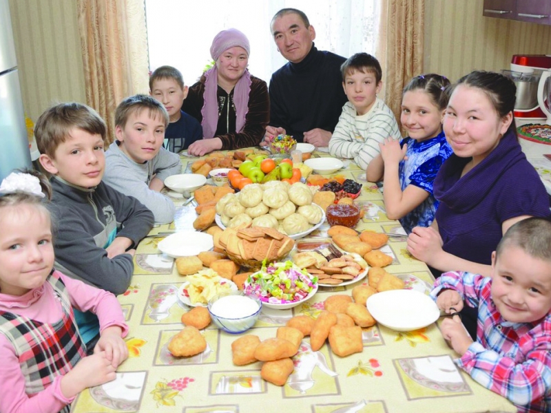 Мурат Кабылбаев и его семья1