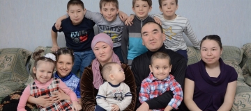 Мурат Кабылбаев и его семья